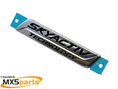 MX5 Skyactiv Rear Boot Bumper Badge Emblem Genuine Mazda MX-5 Mk4 & RF 2015>2019 • £18.92